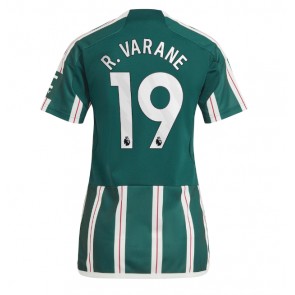 Manchester United Raphael Varane #19 Dámské Venkovní Dres 2023-24 Krátký Rukáv